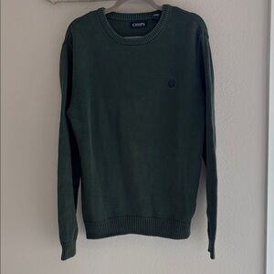 Chaps Men's Dark Green Crewneck Sweater